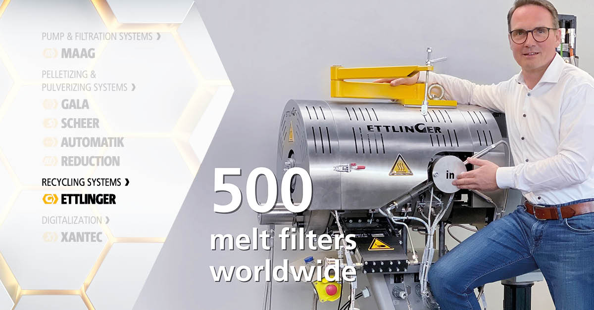 MAAG Road2K Installed Base - 500 melt filters worldwide